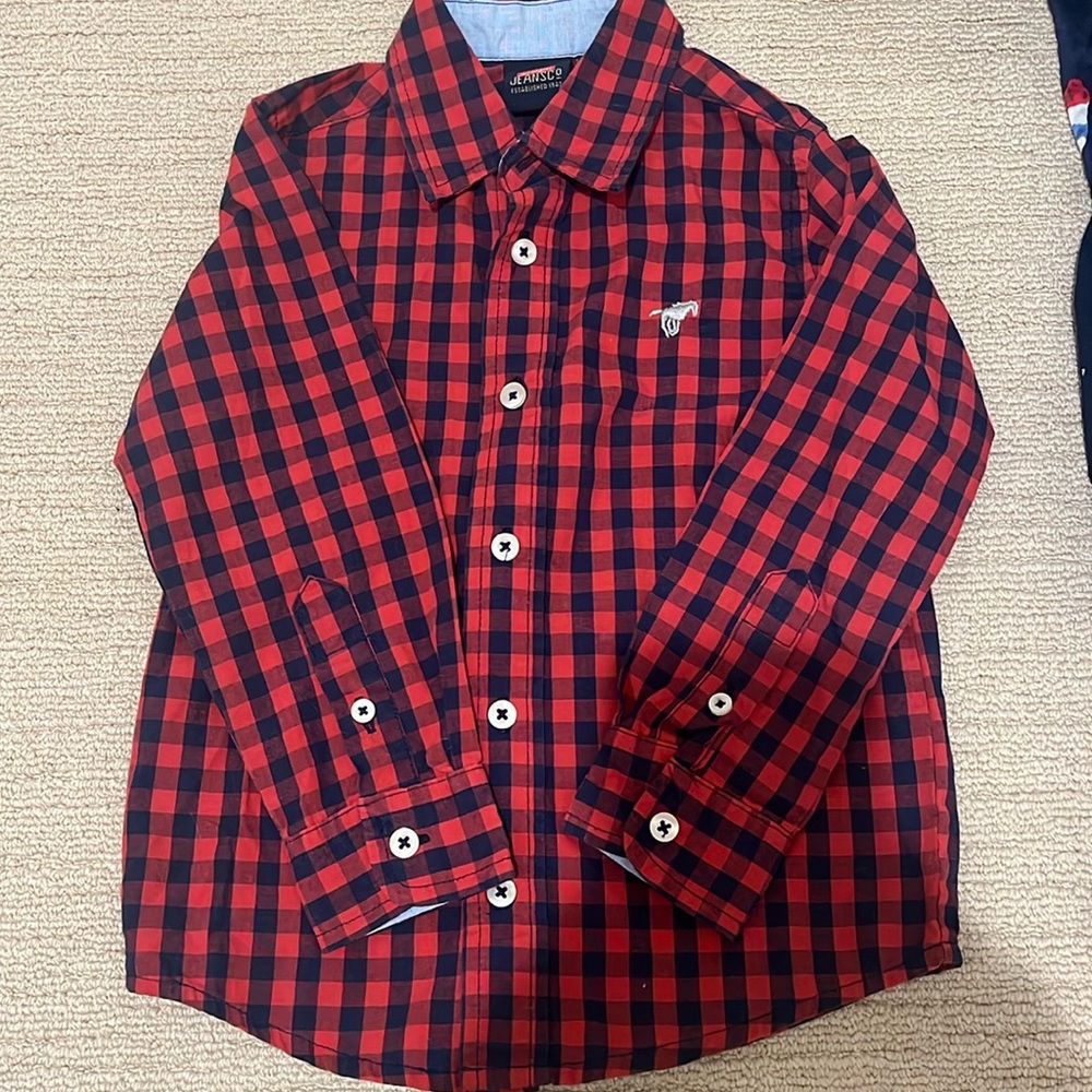 Boys wrangler button down